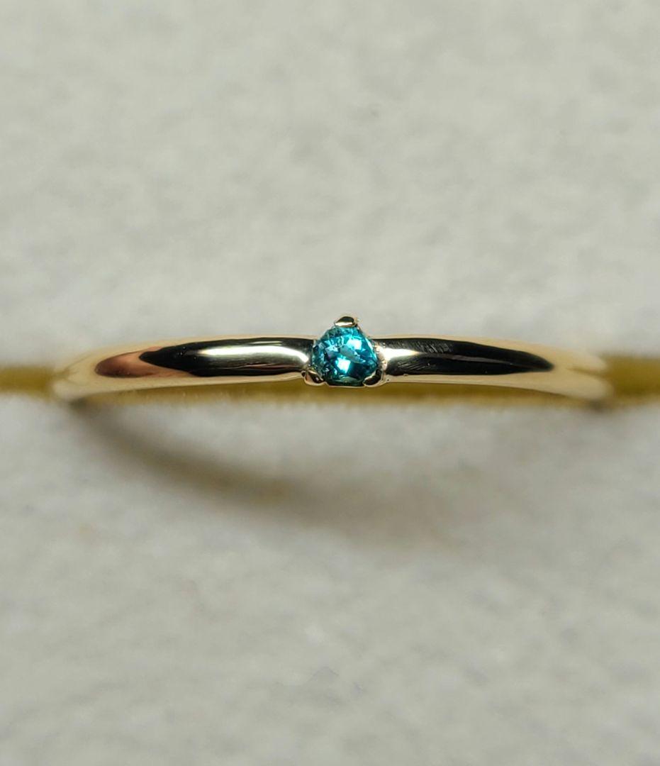 みるくる様専用☆ブラジルバターリャパライバトルマリンリング18金☆