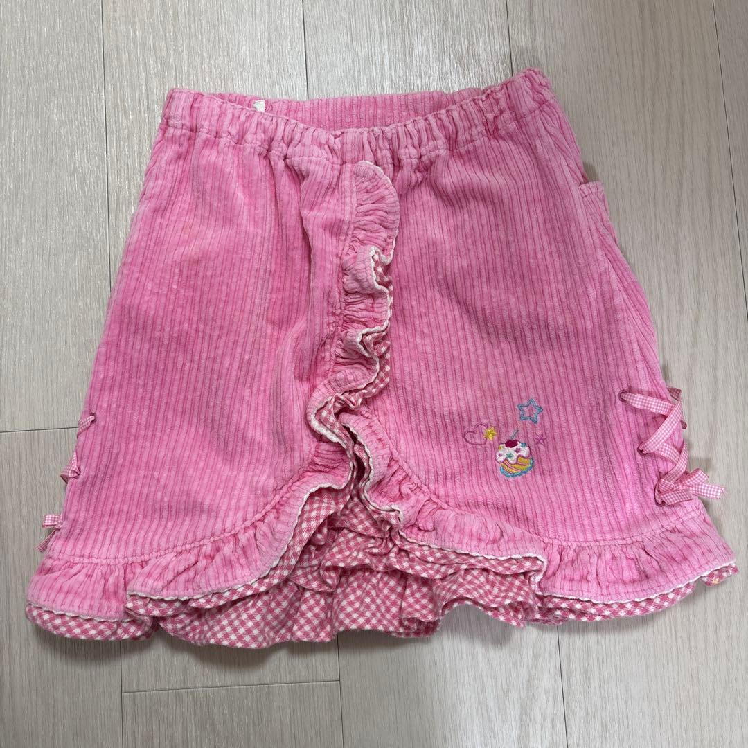 メゾピアノ コーデュロイ スカート