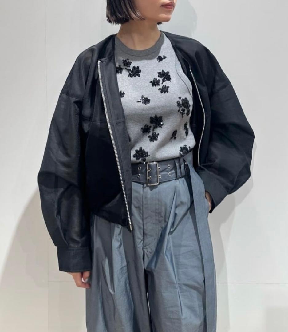 COLUMNコラム スパングル タンクトップ グレー フリーサイズ