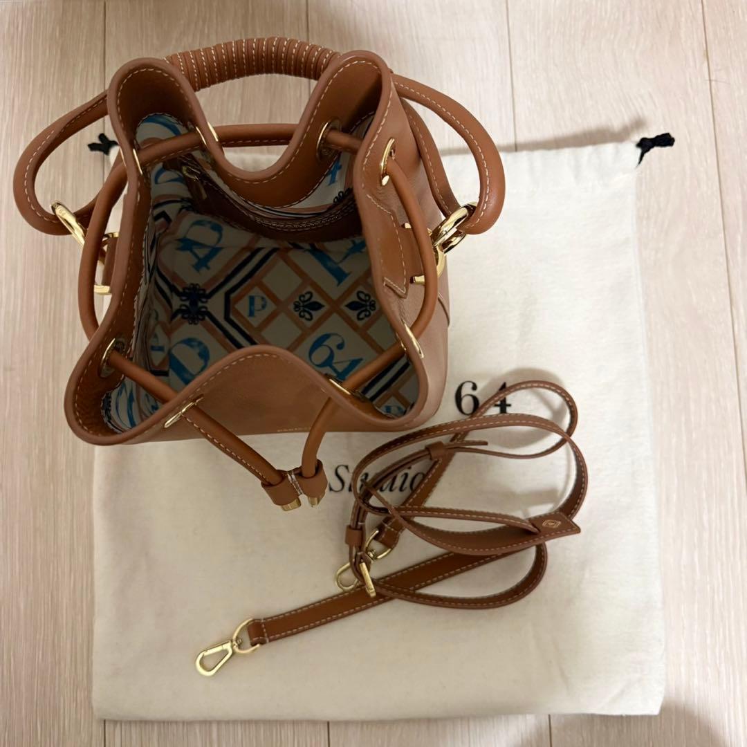 新品 PARIS64 STUDIO CUERO バッグ ブラウン