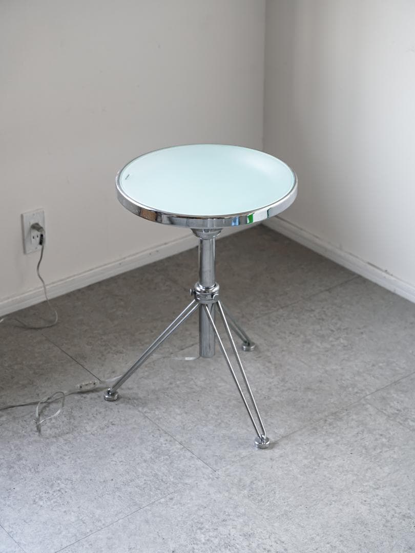 希少 \"REPOSE\" 照明付 昇降テーブル ミッドセンチュリー モダン