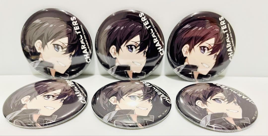 キリト 6個 缶バッジ abec/BUNBUN個展 キリト 6個 缶バッジ abec/BUNBUN個展 グッズ: ソードアート