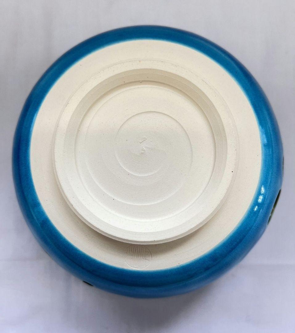 浅黄交趾釉薬水玉透かし文 菓子鉢 平安 善昇 茶道具 - メルカリ