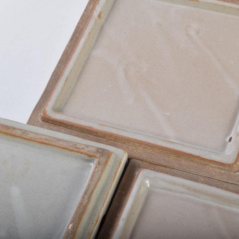 和食器 袖師焼 四代 尾野晋也作 呉須文 重箱 共布共箱 V