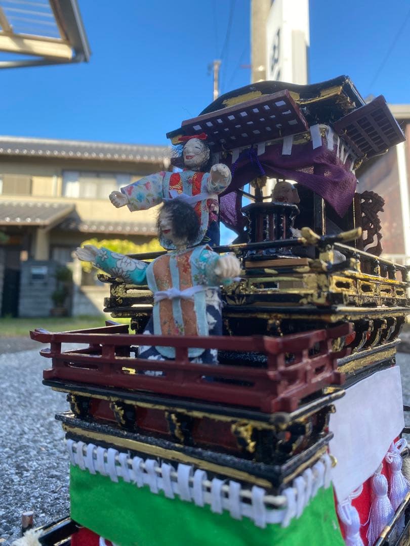 1/20山車ミニチュア 大垣まつり軕布袋（ほてい）軕