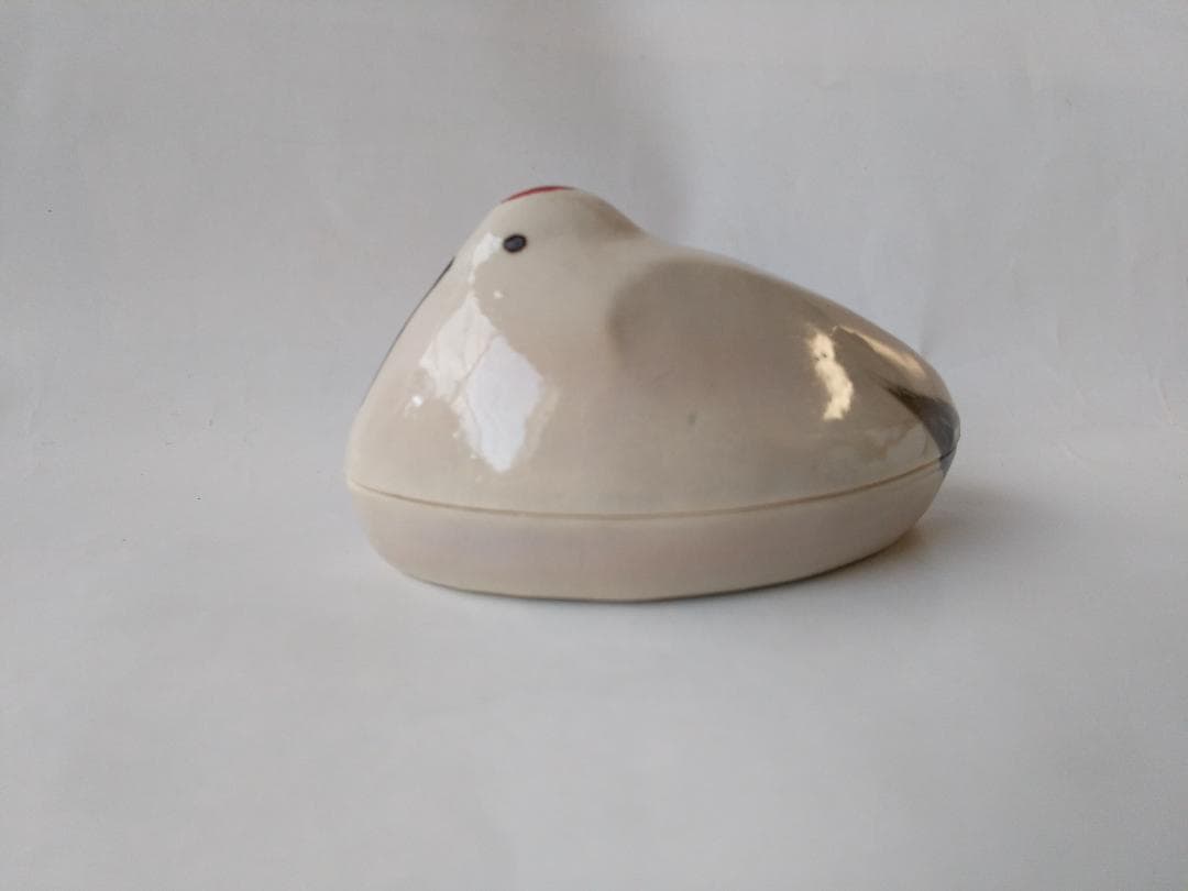 平安 高野昭阿弥 鶴香合 茶道具 懐石道具 香合 共箱 新品 未使用 保管品