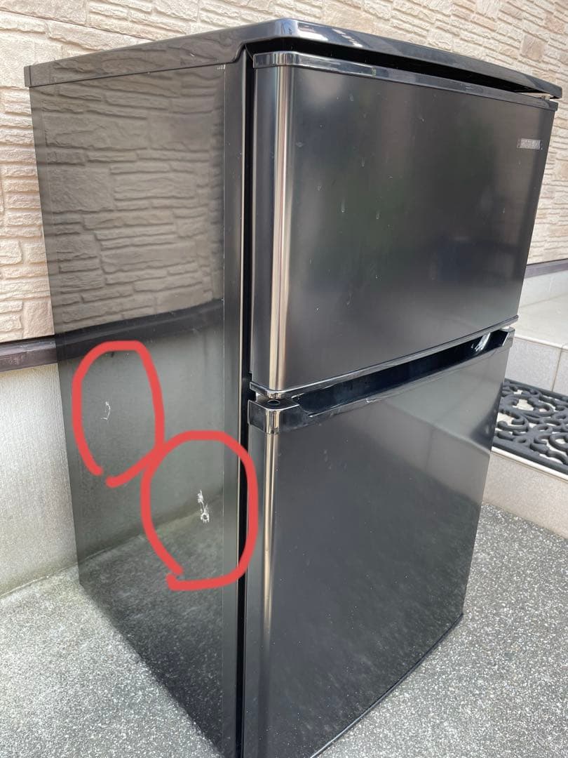 ✳️アイリスオーヤマ ⚫︎2ドア冷蔵庫 90ℓ ⚫︎2020年製 ⚫︎IRSD-9B-B