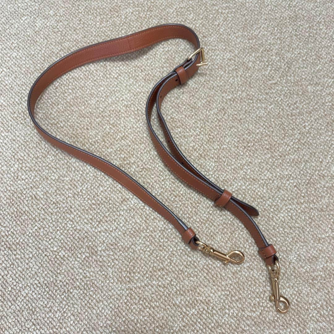 【COACH】 コーチ ブラウンレザー タウンバゲットバッグ　ハンドバッグ