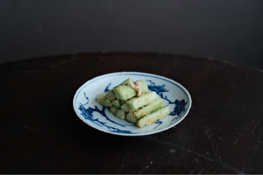 景徳鎮　古染付　松鶴絵　(明末〜清初) 古美術品　骨董品　中国