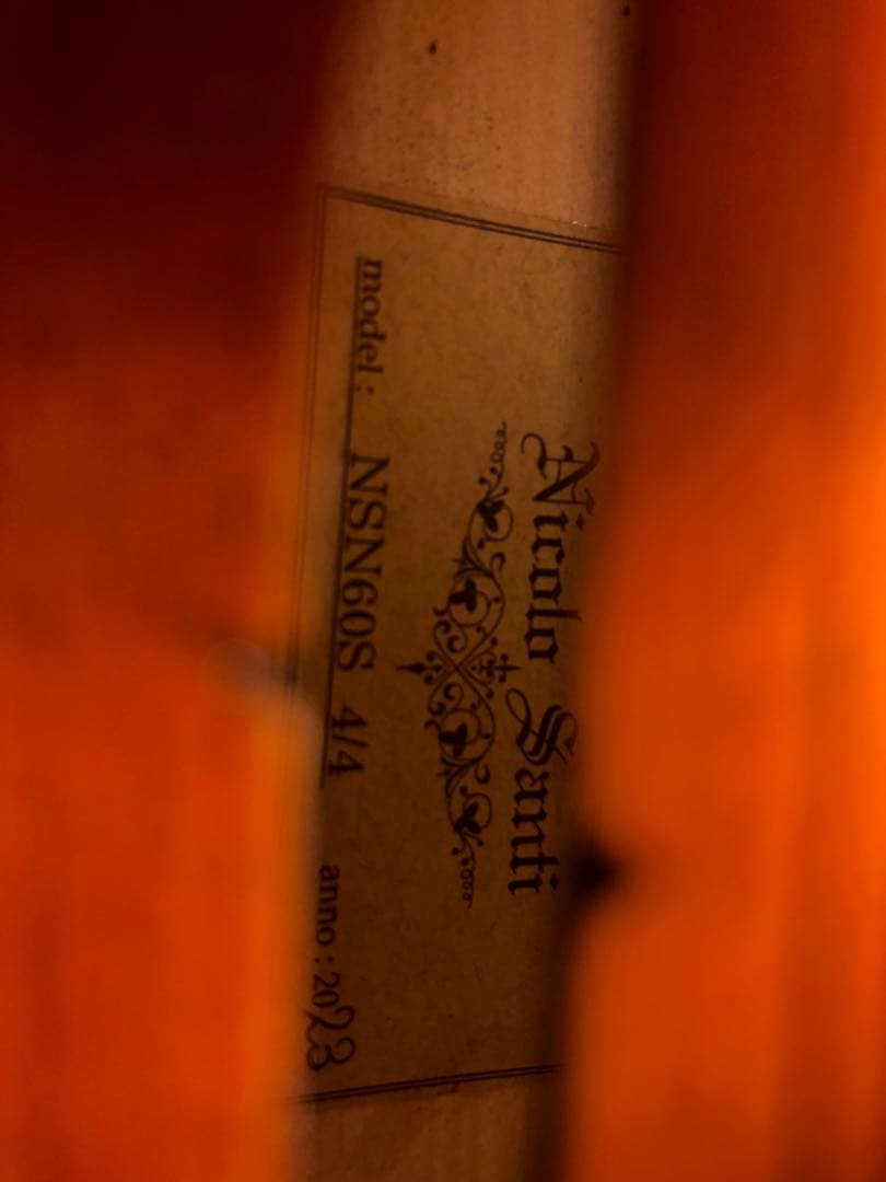 【駒&魂柱調整済】Nicolo Santi NSN60S中古バイオリン 4/4