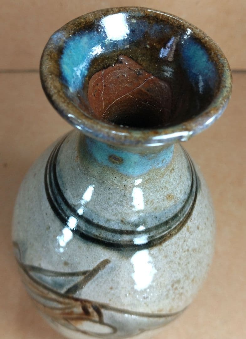 本物保証】金城次郎「壷屋焼 徳利」「魚ぐい呑」2セット全共箱 栞1