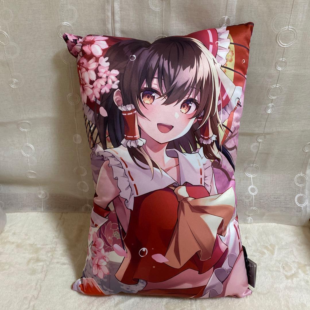 新品】東方Project 描き下ろし ビジュアルアートクッション 博麗霊夢