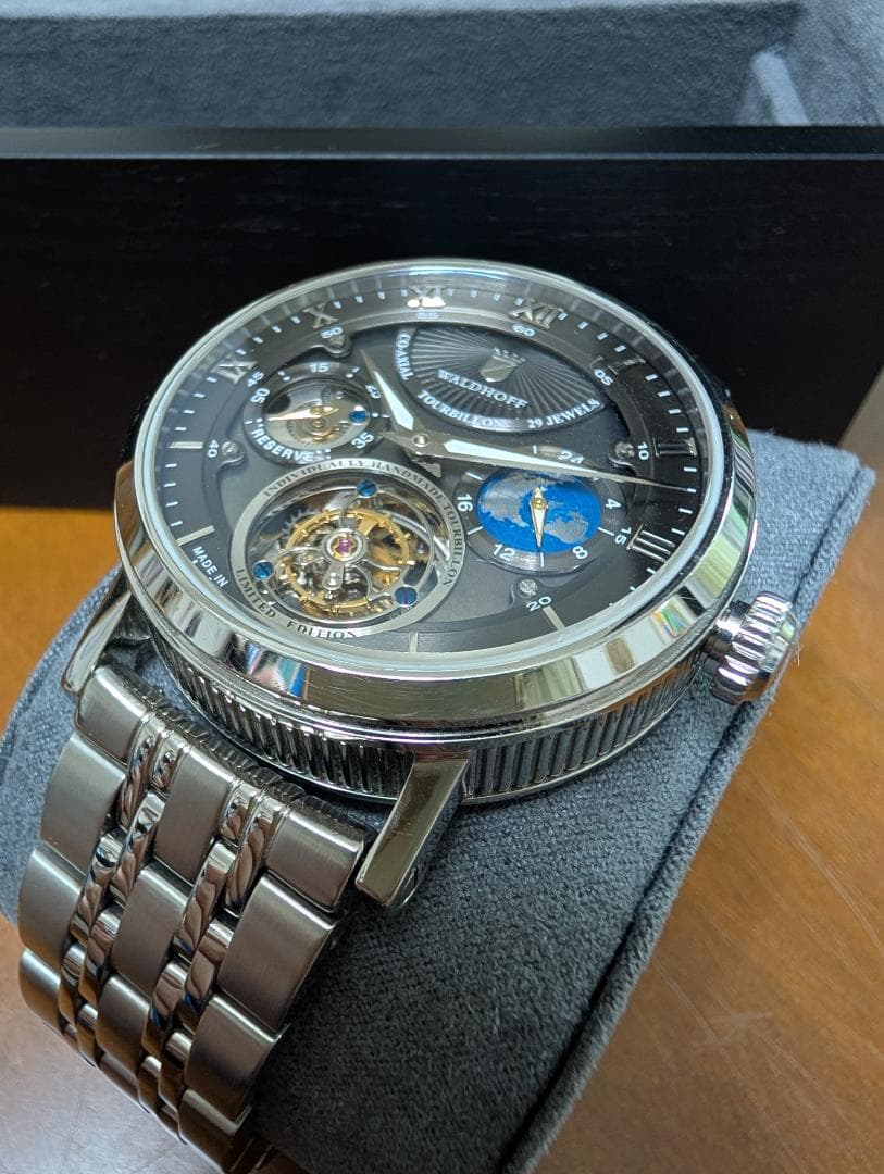 【付属品完備】ヴァルドホフ WALDHOFF ウルトラマチック シルバー