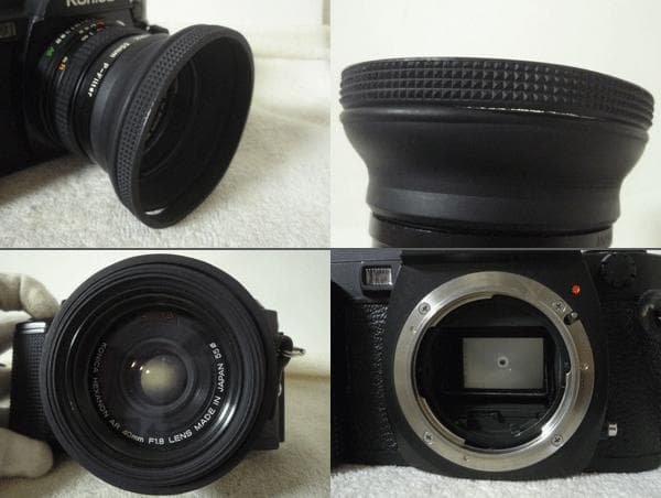 希少 Konica FS‐1 フィルム一眼レフカメラ 「不動品」 望遠レンズ付き