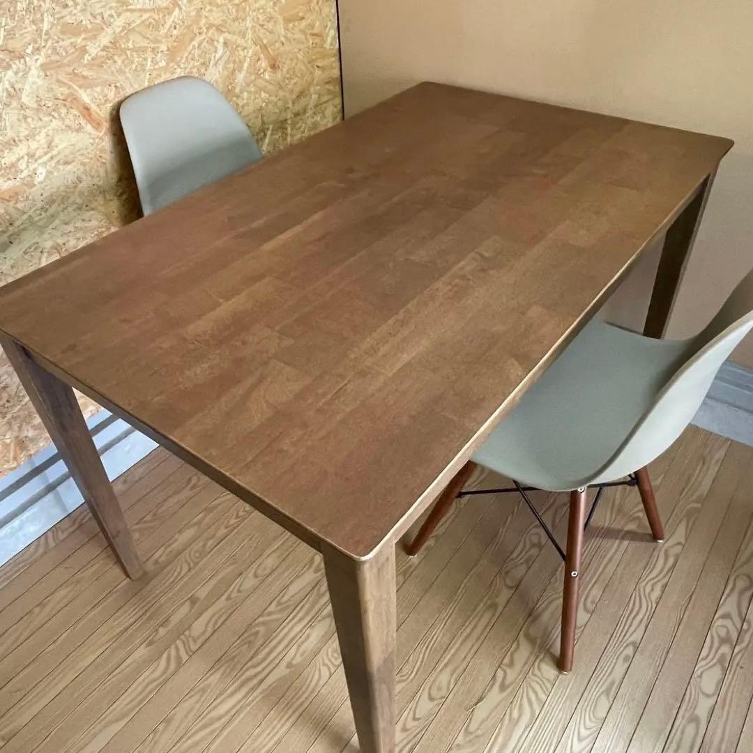 北欧レトロ ダイニングテーブル 天然木 大型テーブル