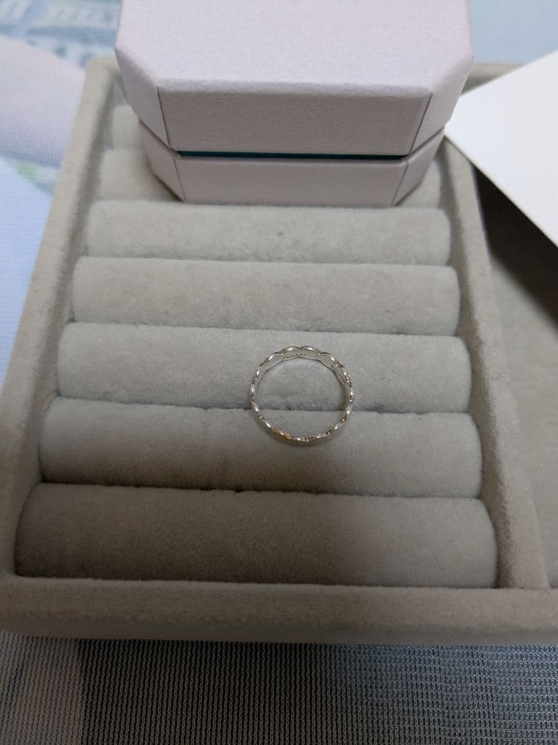 perche？　シルバー X K18 marumaru ring 3　☆最終価格