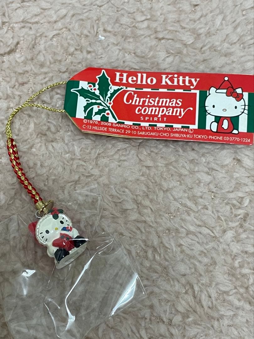 合*3様 レア！ハローキティ クリスマスカンパニー根付け　2個セット