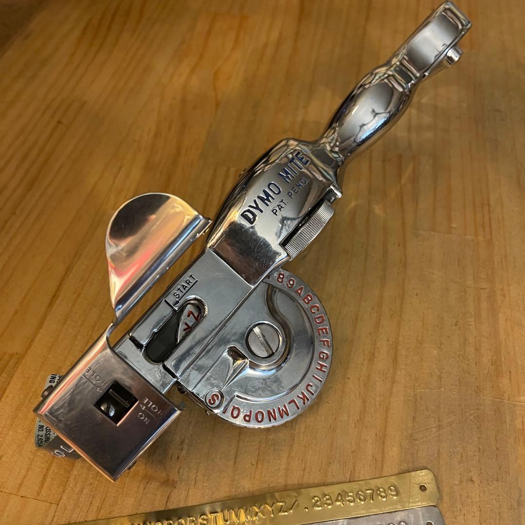 □製品保証□【機関良・落書】ダイモ テープライター M-3 DYMO 173-9 □