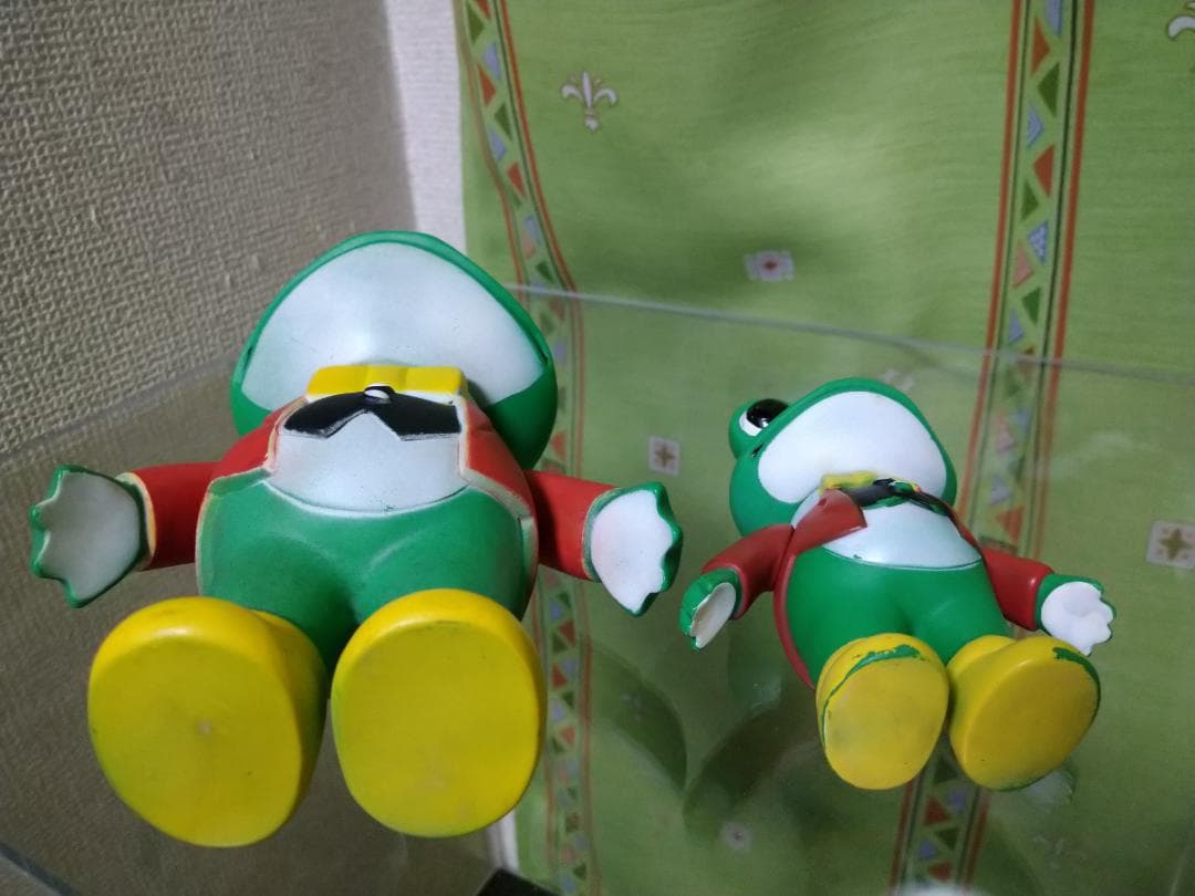 ケロヨン　ソフビ　礼服　大小セット