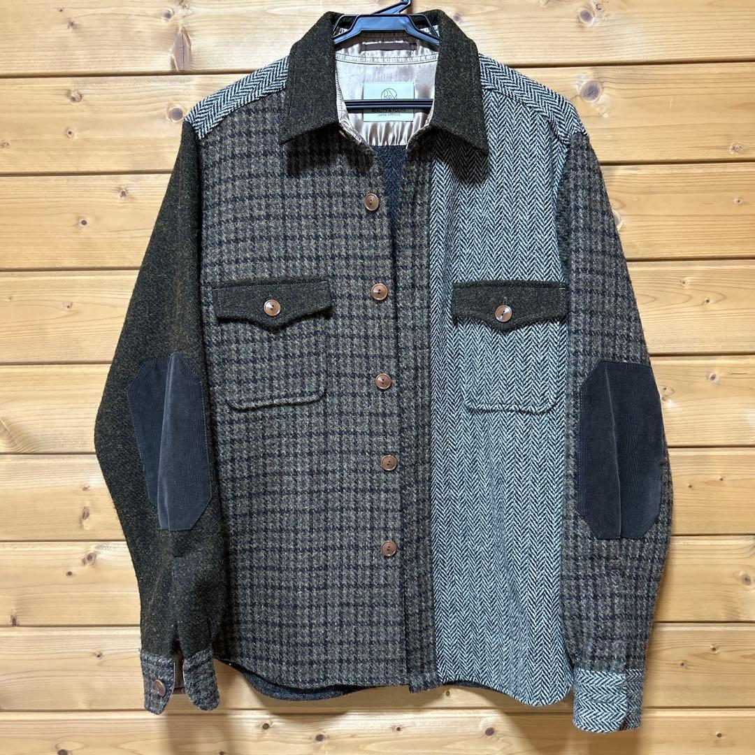 すちゃ 希少Ｌサイズ　ハリスツイード　ユナイテッドアローズ　カバーオール