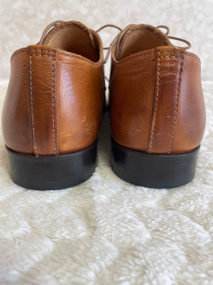 【ビジネスシューズ】パドローネ ダービープレーントゥシューズ 27cm日本製本革