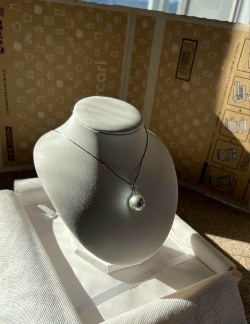 icachan様用！！【至高の特大☆】南洋白蝶真珠 pt850 パール トップ