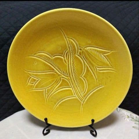 超レアー、スージークーパー、アールデコ、彫り物プレート、ビスケットカラー