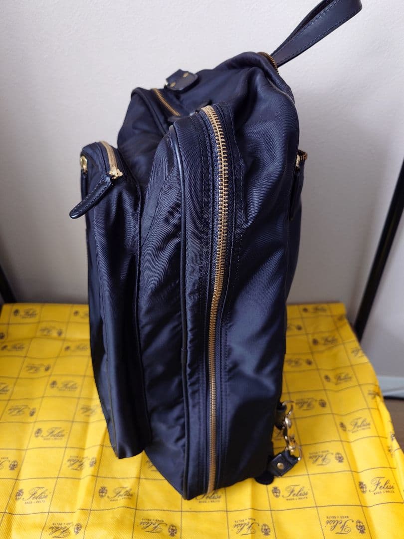 ヒッキー様 美品 Felisi 3way ビジネスバッグ ブラック 保存袋付き