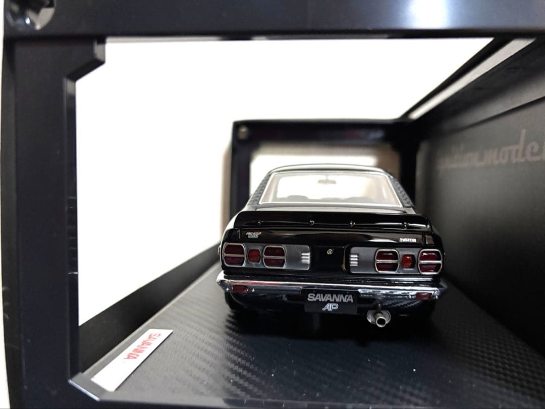 ignition model サバンナ ミニカー 黒 1/18