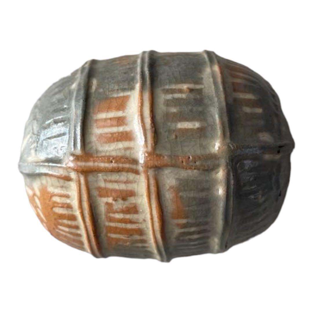 耳付花入 信楽名品 今井康人作 陶芸