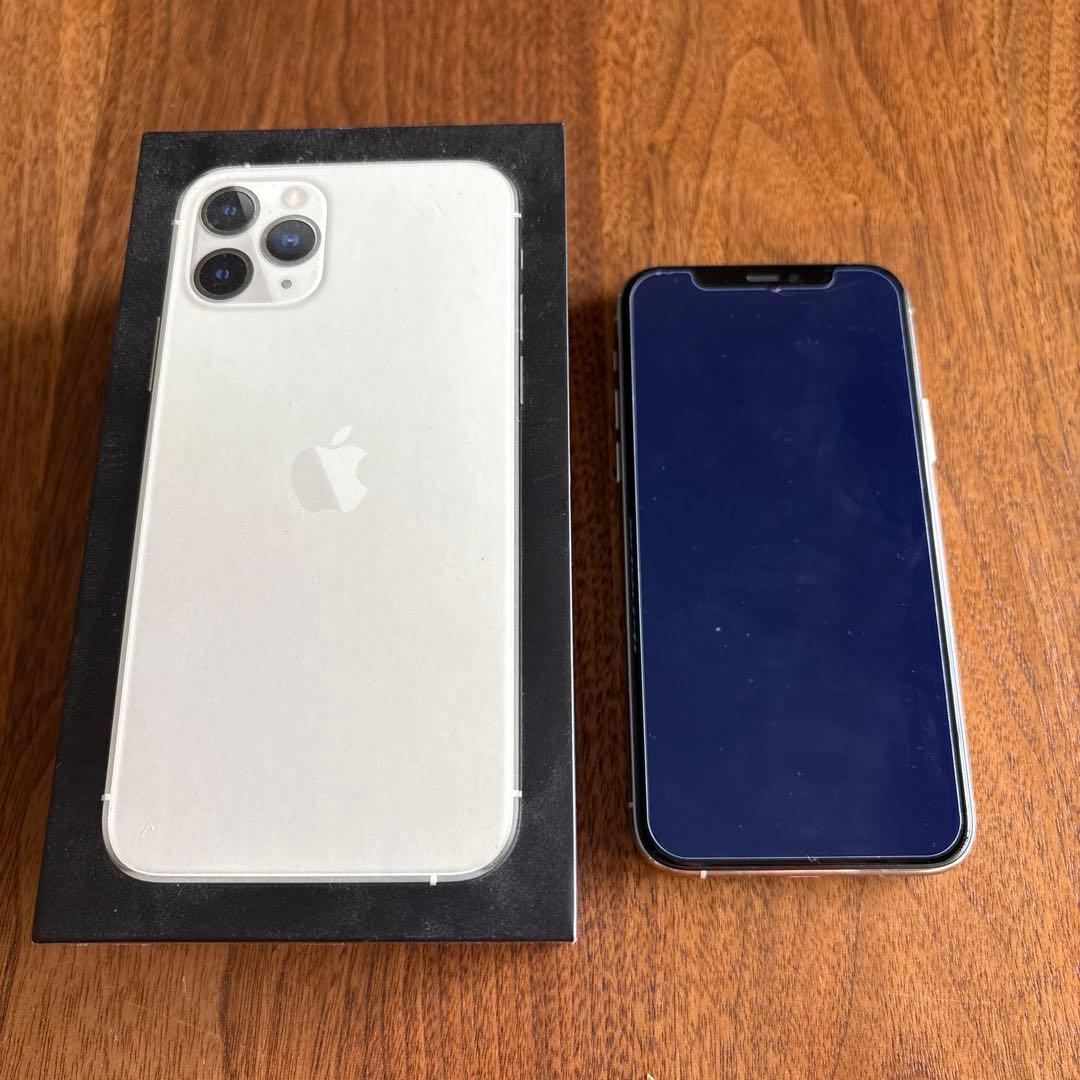 Apple iPhone 11 Pro シルバー 本体 イヤホン BOX付き iPhone 11 Pro