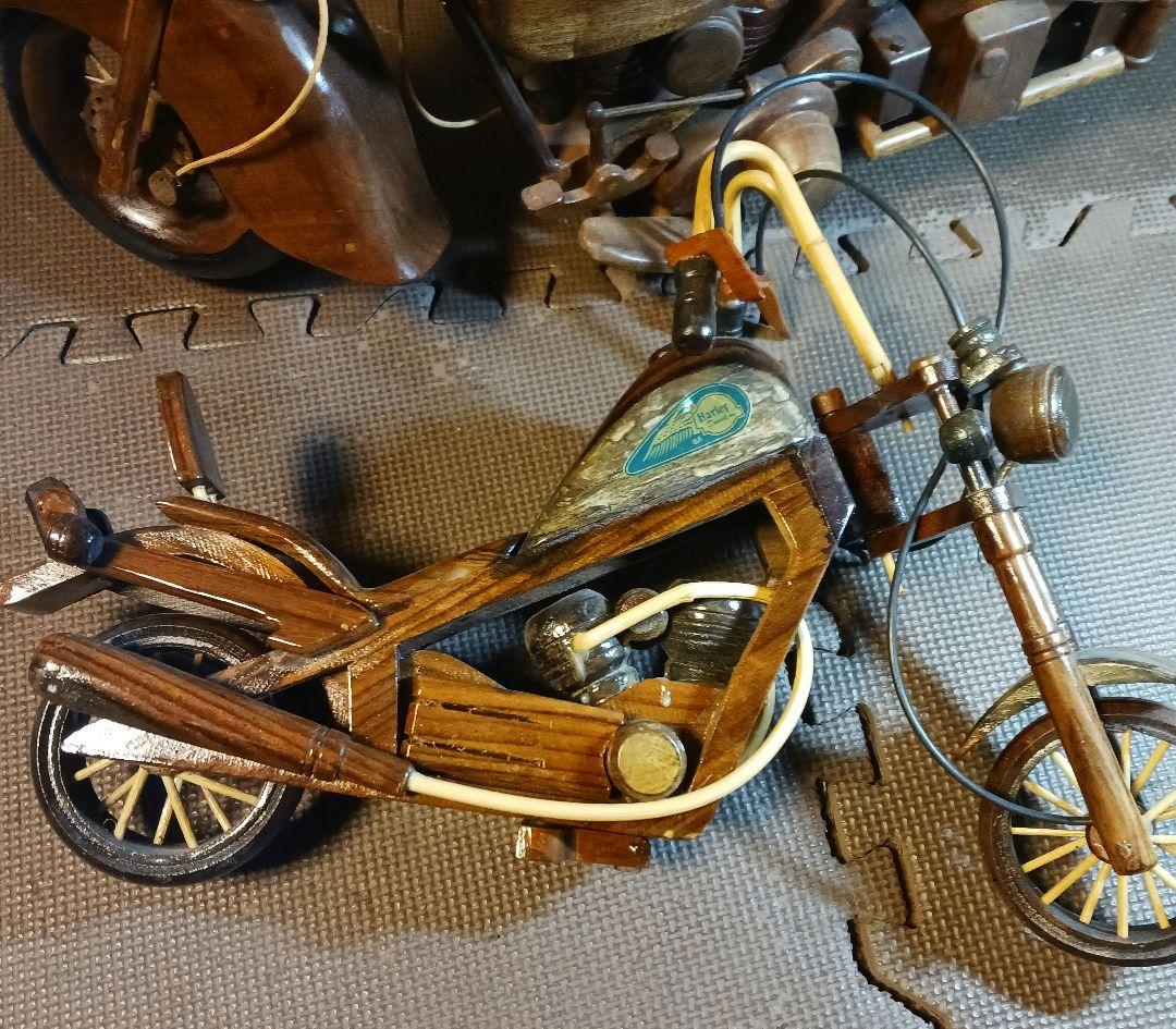 カッコいい！木製オートバイ セット ジャンク扱い 2026年最新】木製