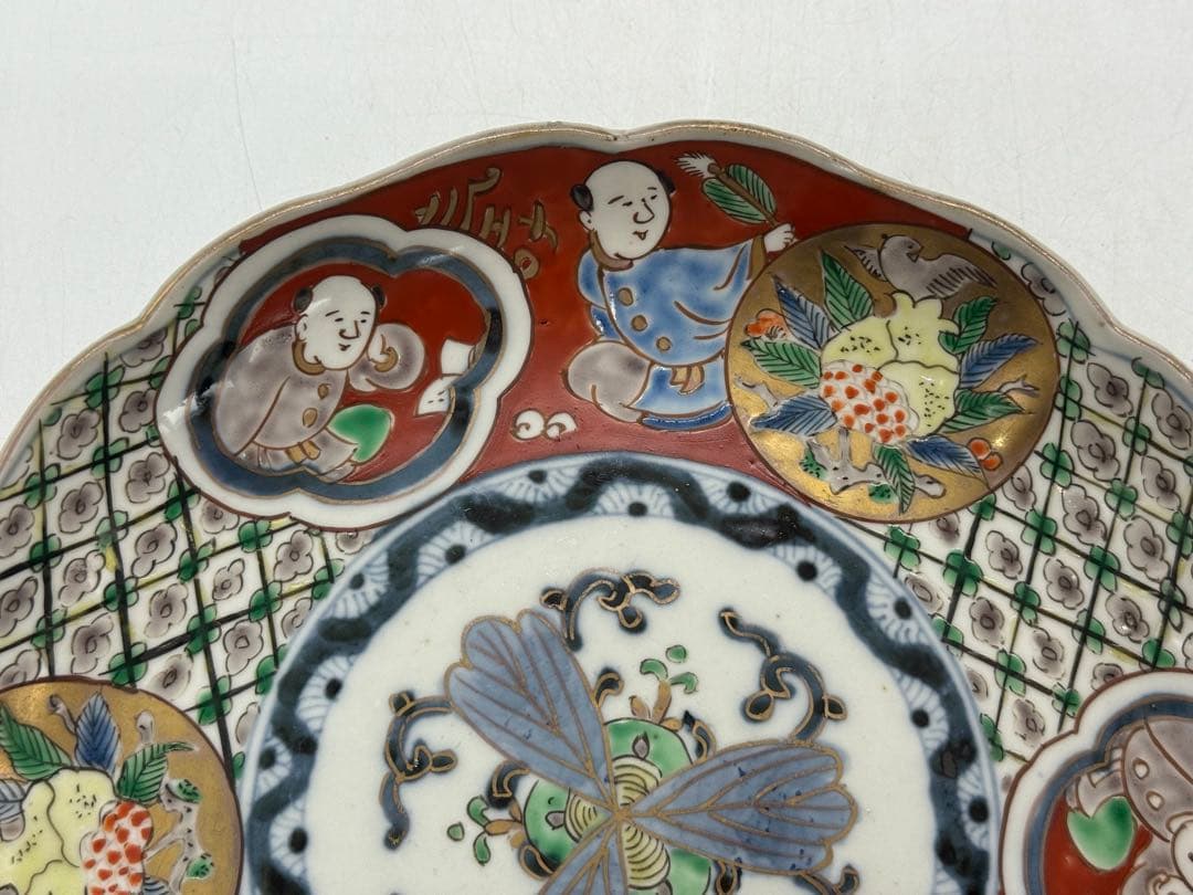 古伊万里錦絵なます皿 | 夏ノ庭 アトリエギャラリー・書架（喫茶室） 江戸