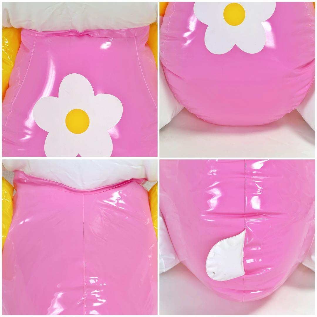 ハローキティ ビニール製空気人形 特大 お花 98年製 当時物 希少 レトロ