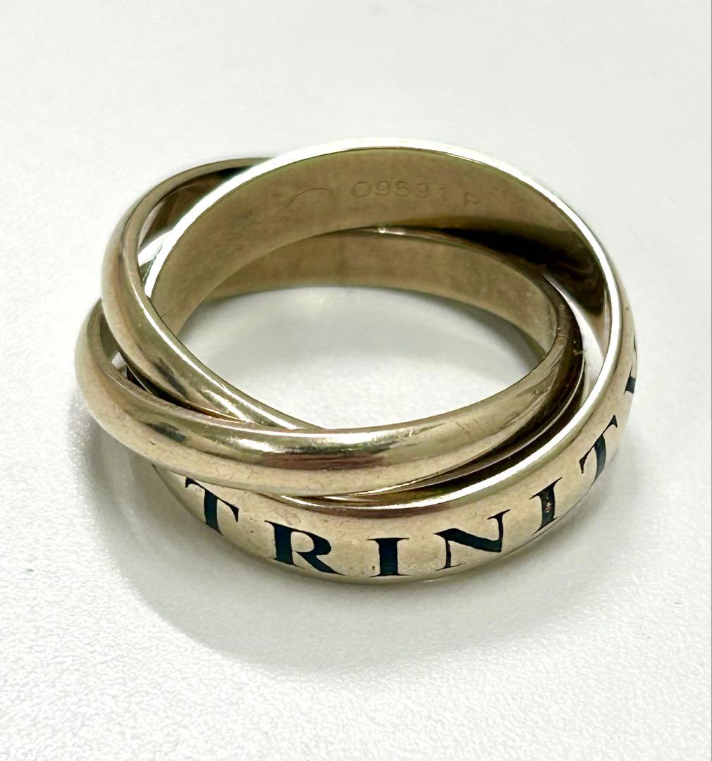 カルティエ トリニティリング ♯56 1998年 クリスマス ゴールド 750