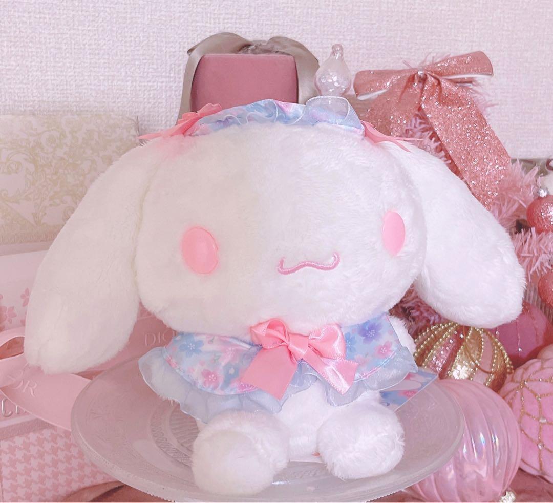 激レア♡希少♡サンリオ♡シナモロール♡ぬいぐるみ♡LIZLISA♡リボン♡ピンク