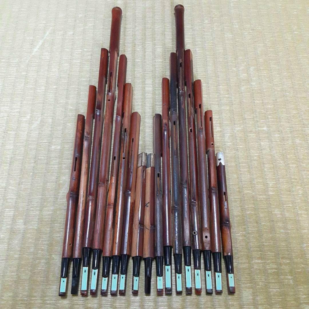 雅楽 笙 本煤竹 乱節 - メルカリ