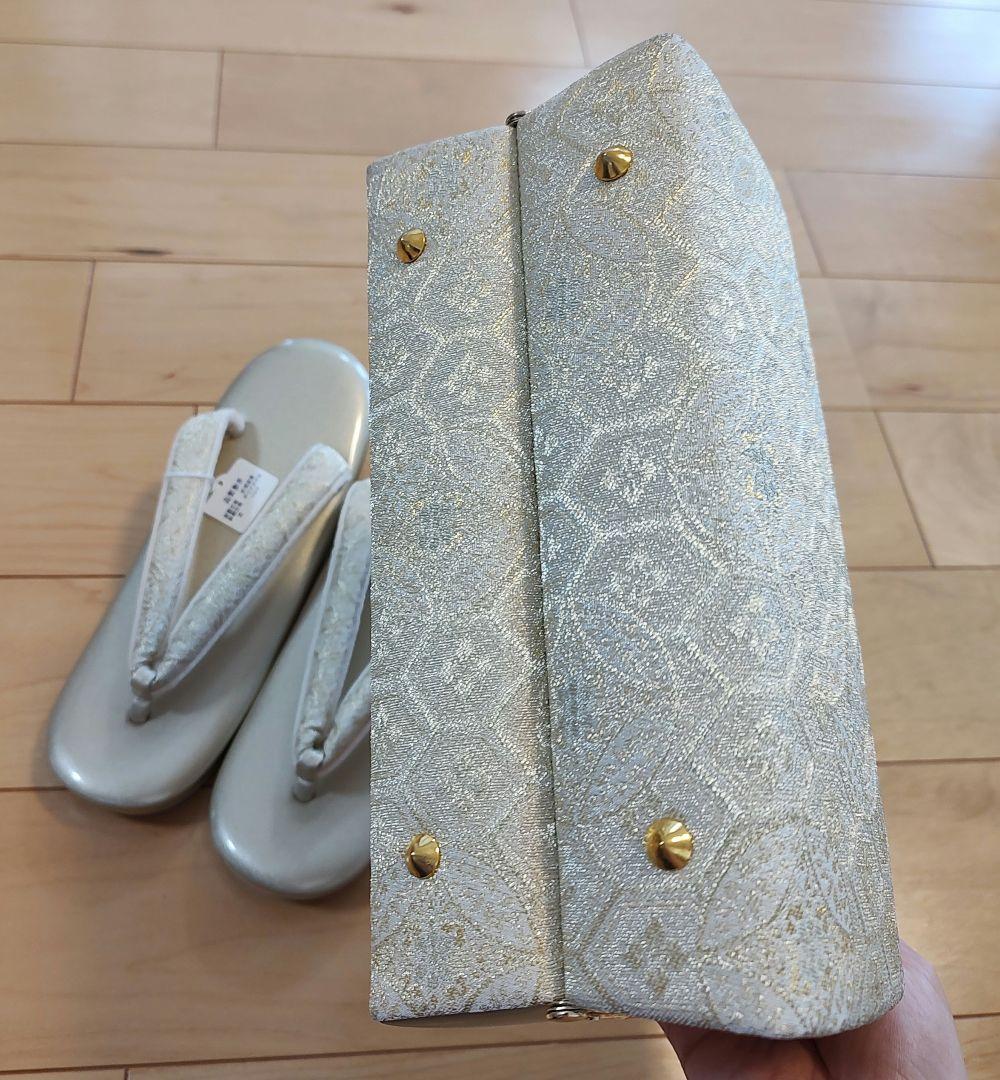 礼装　和装バッグ草履セット　和装バッグと草履セット　結婚式　入学式　七五三