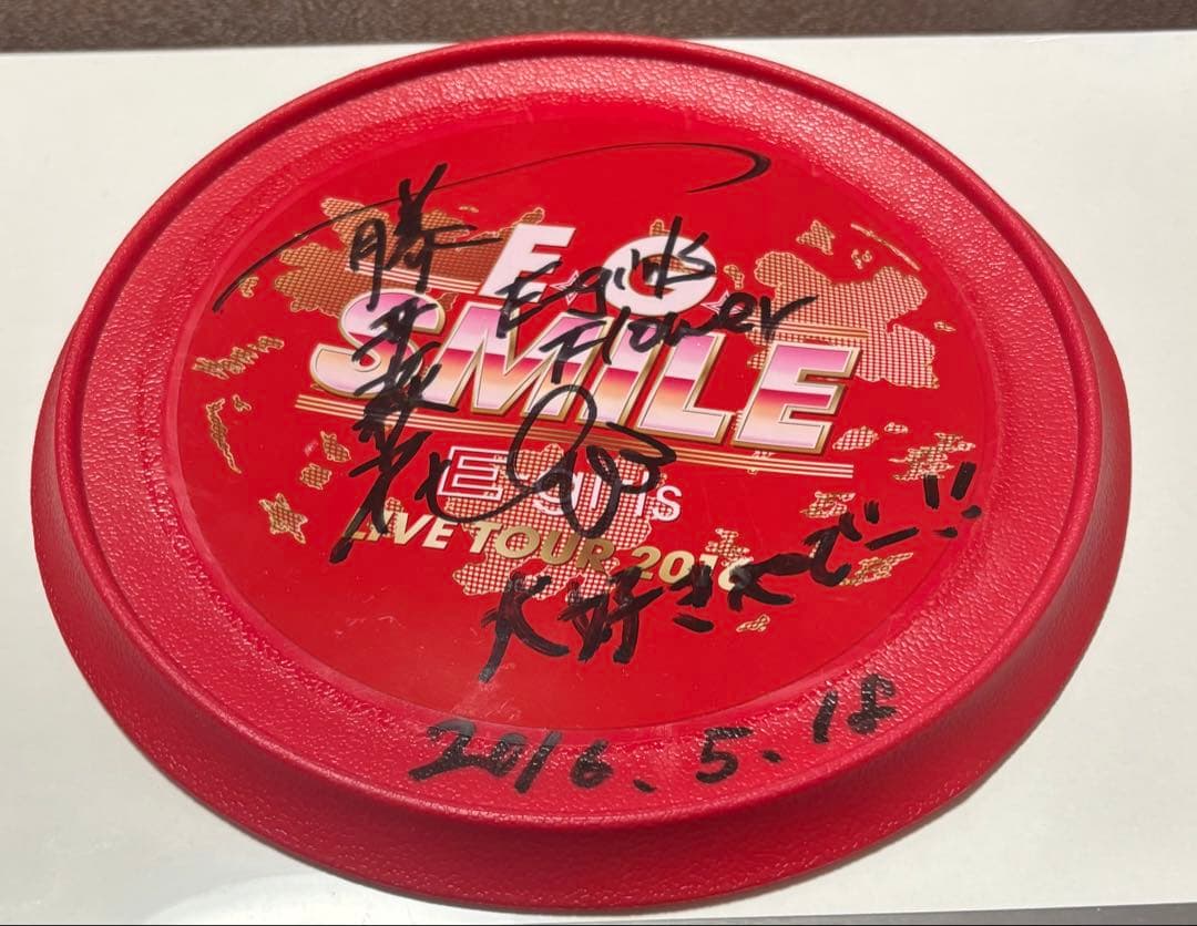 E-girls/Flower 藤井萩花 サイン入りフリスビー - メルカリ