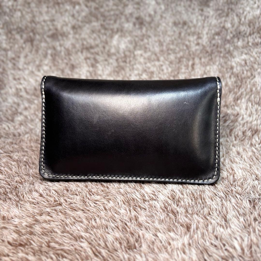 ◎柔らかい二つ折り.スムース革シャグポーチ◎