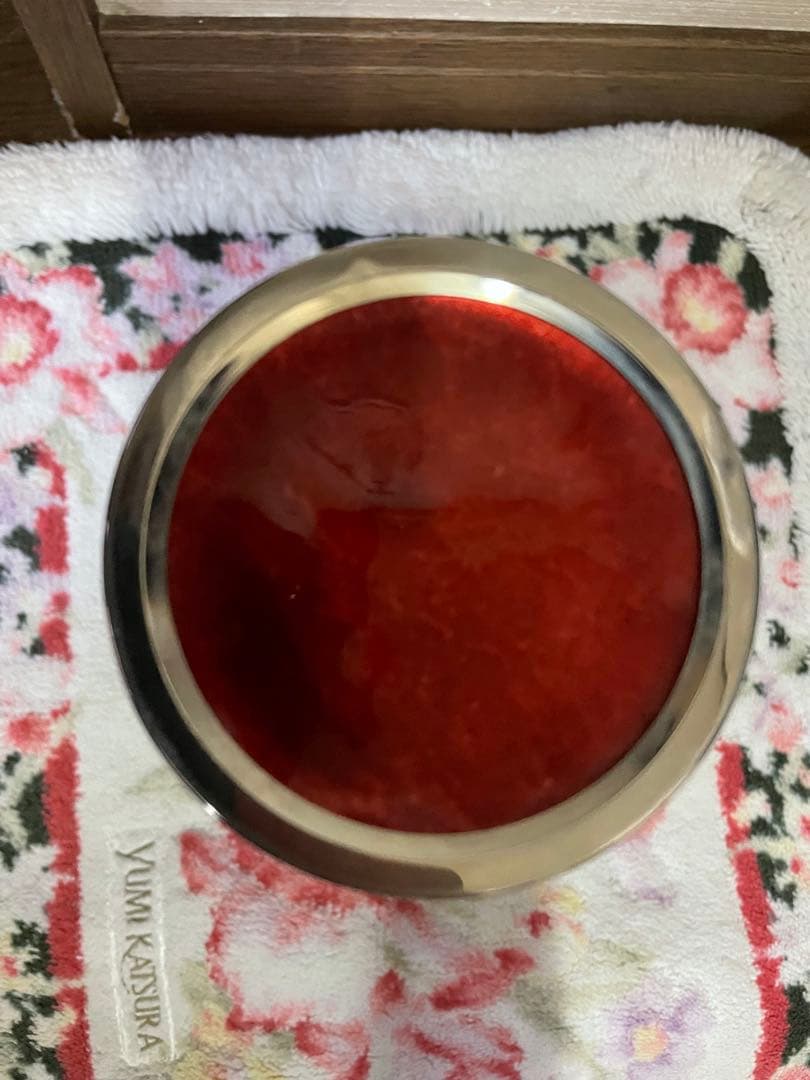 七宝焼花瓶　美品