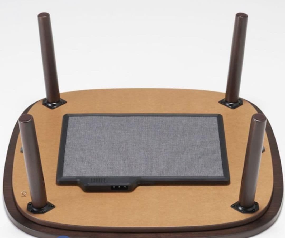 美品】MUJI/無印良品 オーク材こたつ/ラウンド正方形/22年製座卓