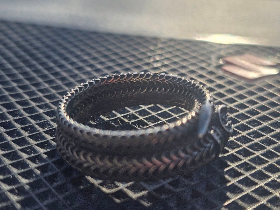 GUCCIスネークデザイン シルバーリング