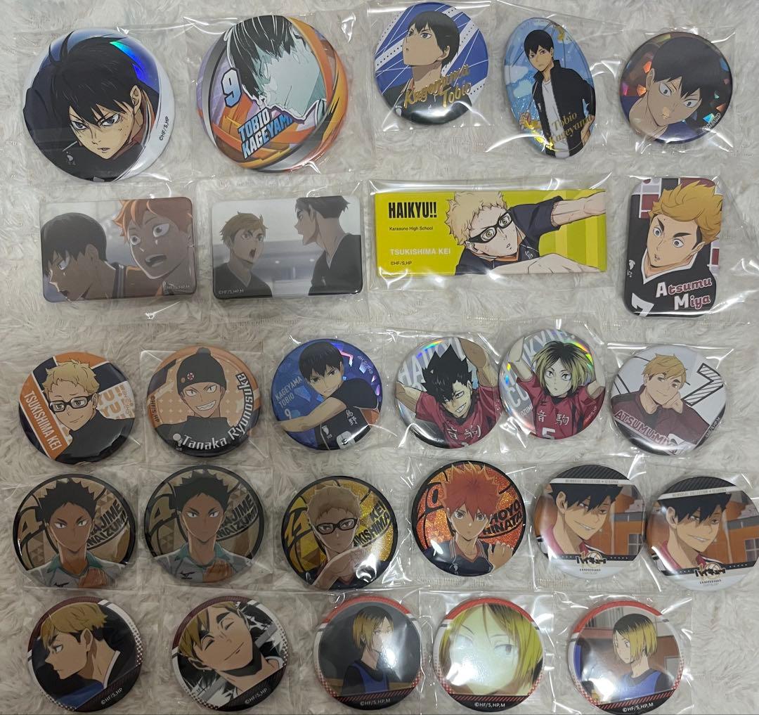 ハイキュー グッズ まとめ売り アクスタ 缶バッジ 冊子 キーホルダー