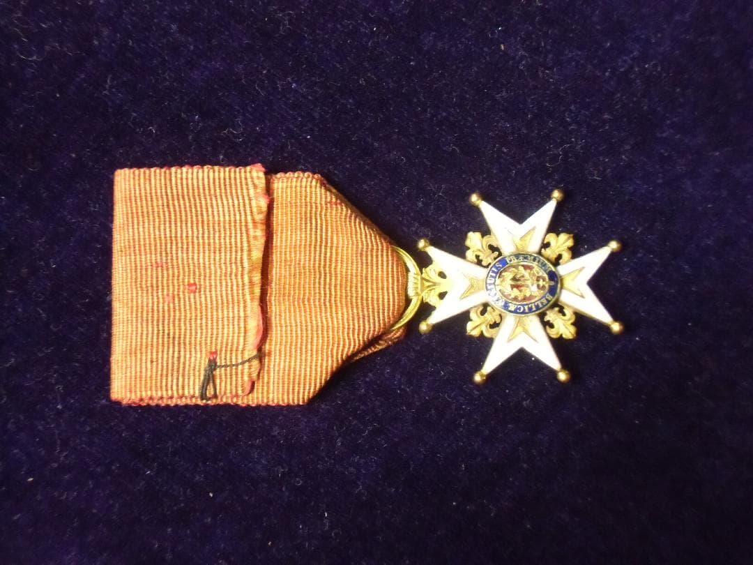 Ｆフランス軍＊聖ルイ騎士十字団勲章（実物）