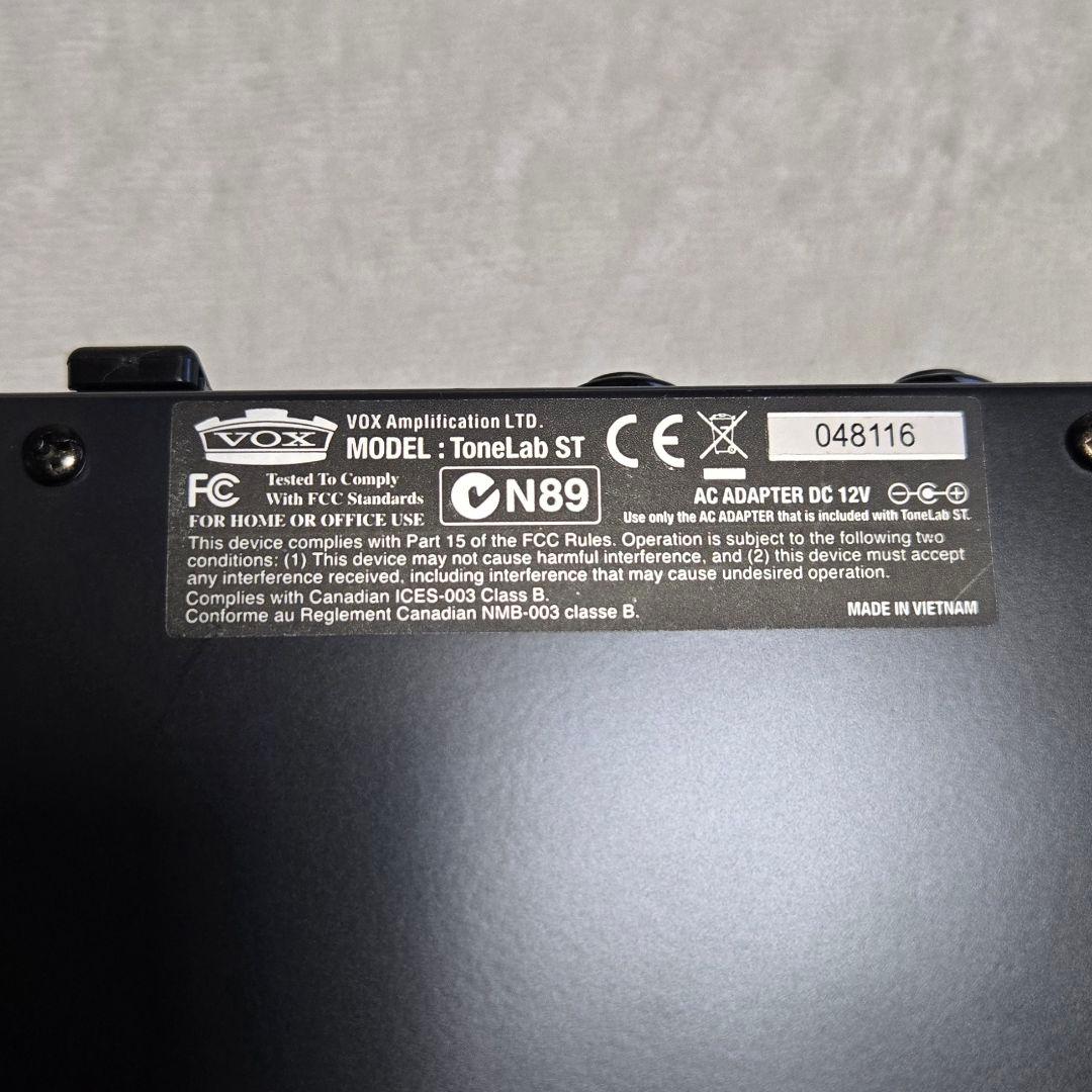 ギター VOX ToneLab ST