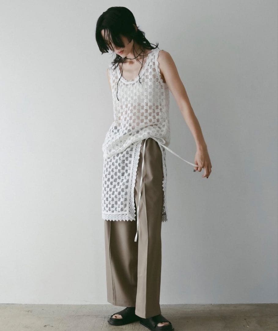 スカート anuke Lace Wrap Skirt