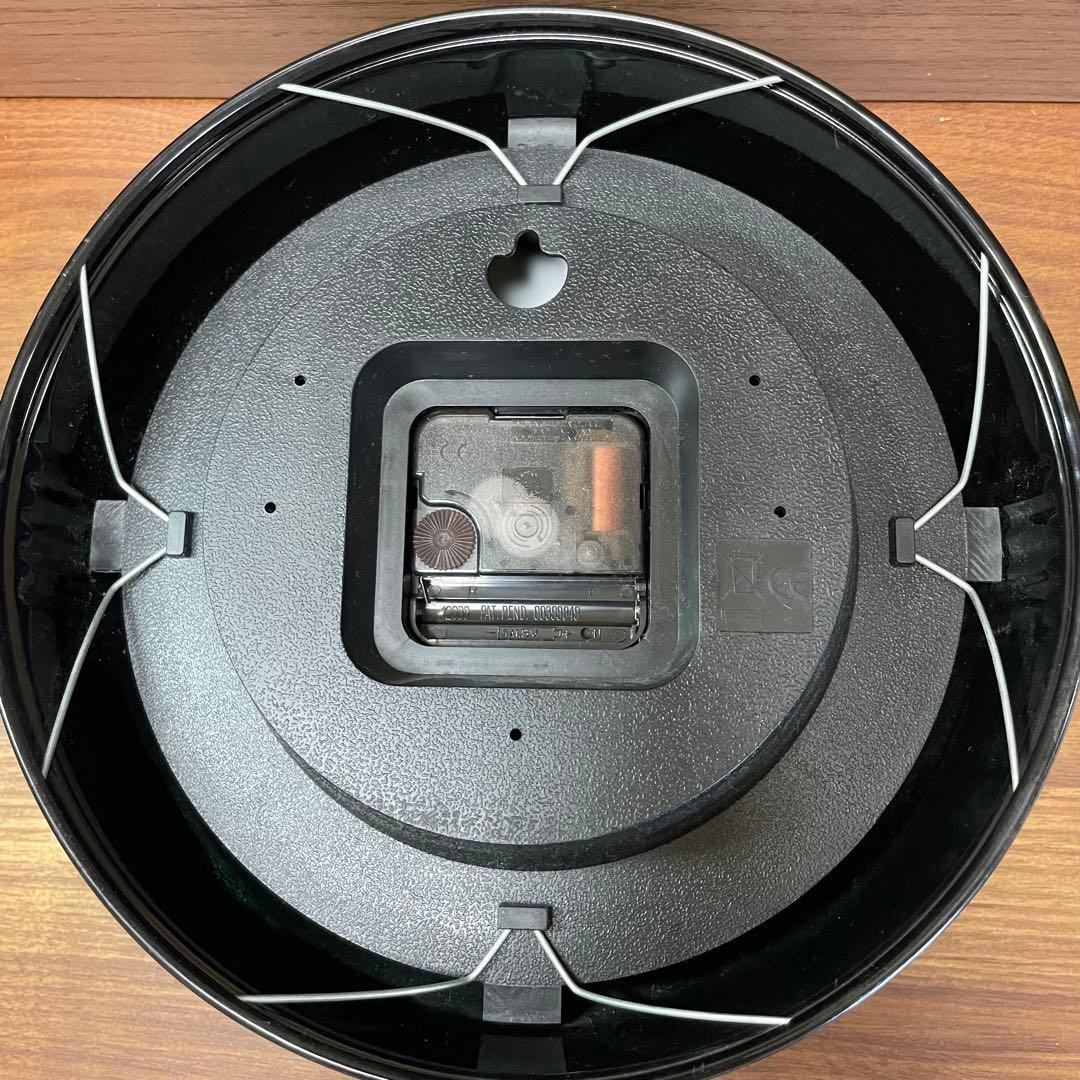 【希少】ジャーナルスタンダード 掛け時計 黒 GENT WALL CLOCK