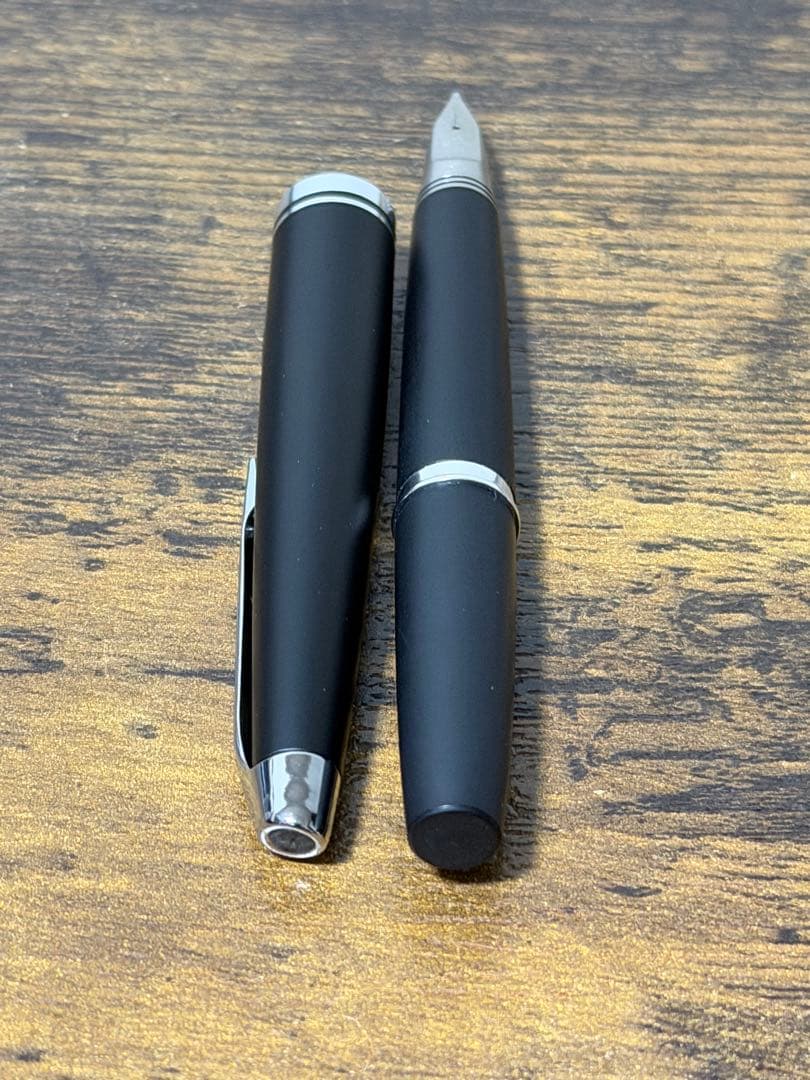 未使用　1975年製　艶消し　マットブラック　ミュー　パイロット　万年筆　中字