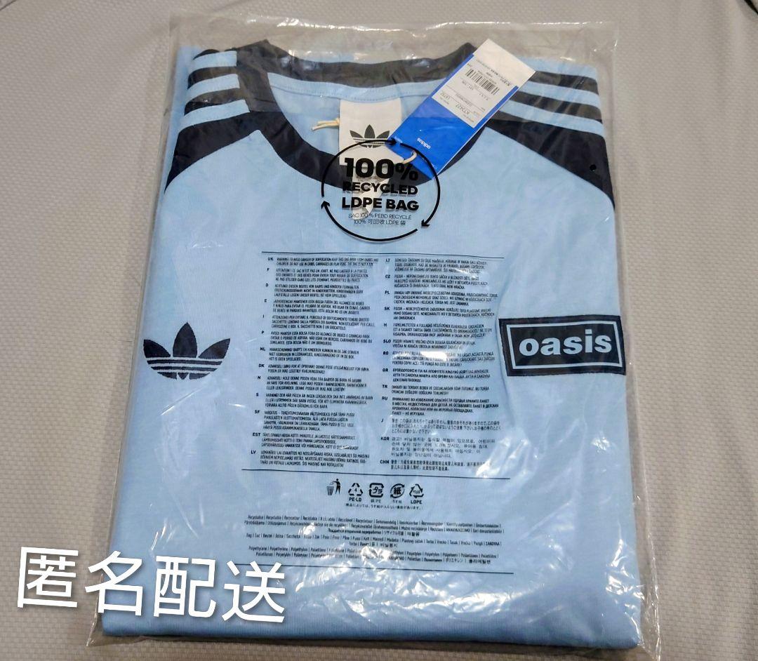 oasis 日本限定 ツアースリーストライプス XXL シャツ adidas adidas Originals × Oasis ツアー スリーストライプス 長袖Tシャツ